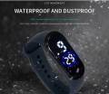 Digital Touch LED M4 Sports Kids Watch, Waterproof, Silicon Strap, Adjustable, Stylish Smart Band for Boys and Girls. 