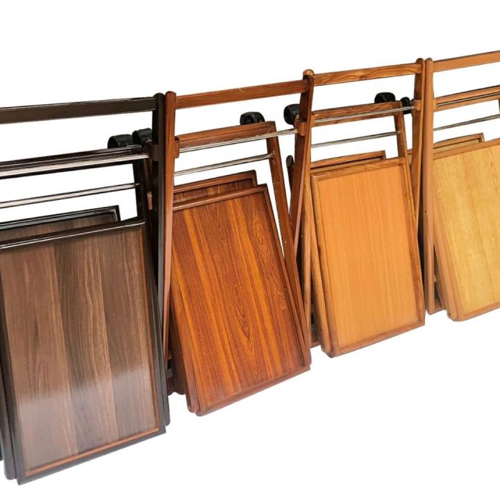 Folding%20Wooden%20Tea%20Trolley%202%20Portions%20Detachable%20Good%20Quality%20Movable%20-%20Image%209