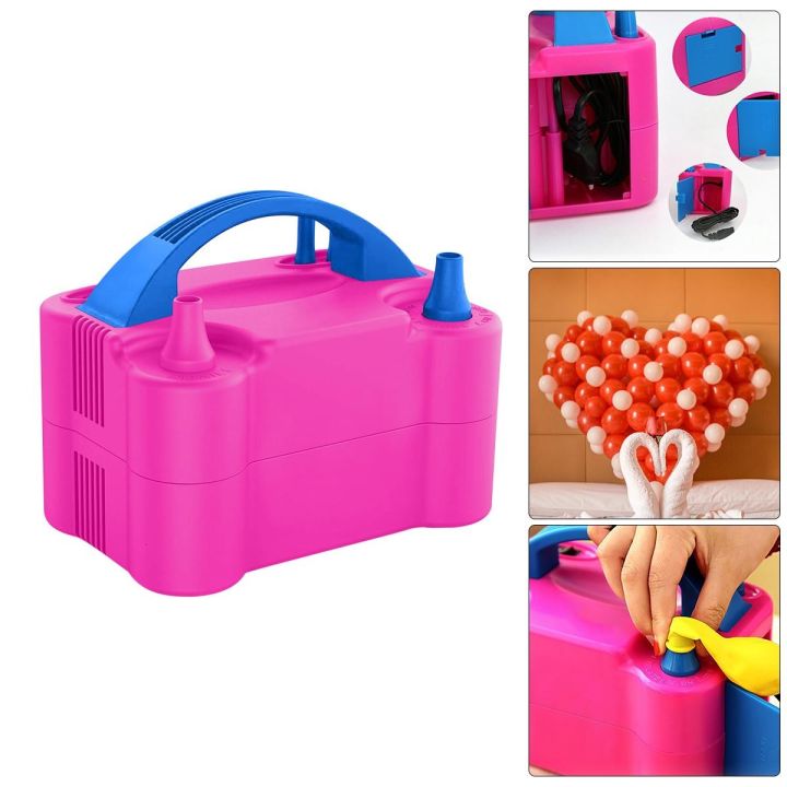 Electric Balloon Pump Double Air Hole Pump 73005 Electric Inflator Balloon Pump