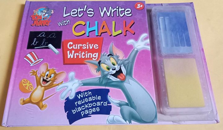 Let's Write With Chalk - Tom & Jerry (Cursive Writing)