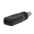 1pc USB 3.1 Type C USB-C Female to 5.5mm x 2.5mm Male DC Power Charging Adaptor. 