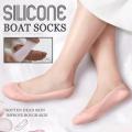 Smiling Foot Anti Crack Full Length Silicone Protector Moisturizing Socks. 