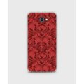 Samsung A310 , A3 2016 Cover In Hybrid Soft Case Cover Tpu Red Floral Print - 1Cover2154-. 