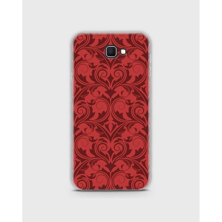 Samsung A310 , A3 2016 Cover In Hybrid Soft Case Cover Tpu Red Floral Print - 1Cover2154-