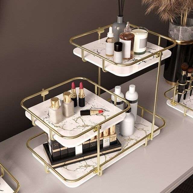 Cosmetics storage Rack Make-up Organizer Different Layers