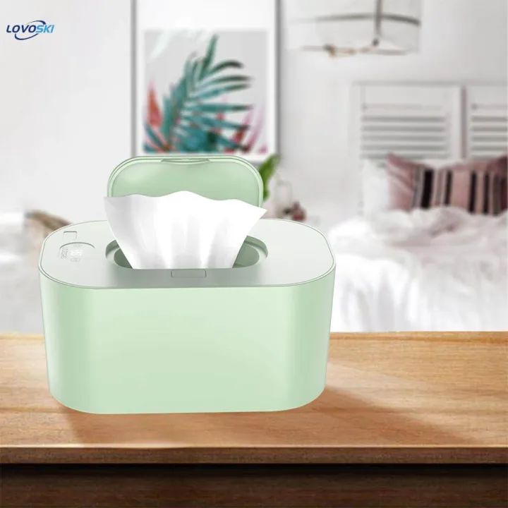 Portable%20Wipe%20Warmer%2010W%20Top%20Heating%20USB%20Wipe%20Dispenser%20for%20Outdoor%20Travel%20,%20green%20-%20Image%202