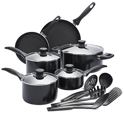 Non Stick Cookware Set-Crystal gift pack -15 Pcs cookware set-non stick cookware set for kitchen.