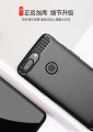 lthmy for OnePlus 5T Case Carbon Fiber TPU Soft Silicone Back Cover Armor Phone Case Casing. 