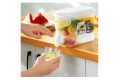 "Refrigerator Water Dispenser - 3.5L Leak-Proof Cold Water Jug with Tap for Fridge - High-Temperature Resistant Plastic Cooler with Easy-Lift Handles". 