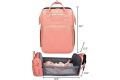 3 in 1 Diaper Bag Backpack with Changing Station, Travel Bassinet Foldable Baby Bed, Baby Bag Portable Crib, Mummy Bag, Large Capacity, Waterproof. 