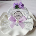 Wedding Gift Lovely Metal Candy Box Gift Boxes with Bownot. 