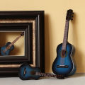 KOKKO Mini Guitar Miniature Model Classical Guitar Miniature Wooden Mini Musical Instrument Model Collection. 
