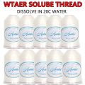 1000m Water Soluble Sewing Thread Tex27 Long White Color 20C Wash Away Vanish Extra Quilting Basting Thread 40S/2. 
