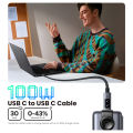 UGREEN Uno 100W Type C Fast Charging Cable E-Marker for iPhone 16 15 Series Samsung S25 S24 Ultra iPad Pro Macbook Switch. 