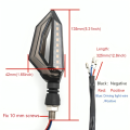 Full Plastic Covering with Flexible Rubber grips Indicators/ blinker with DRL Lights for All Motorcycles & Bikes – Best LED Signal Lights & Turn Indicators specially For bikes 70cc,125cc. 