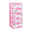 5 Layer Drawers - Printed Cabinet Baby Clothes & Toys Storage. 