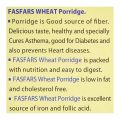 Fasfars Wheat Porridge, 150g Premium Quality Daliya Gandum Organics Wheat Dalia High Fiber Easy To Cook Instant Wheat Porridge (Gehu Ka Dalia) Rich In Protein Healthy Breakfast Cereals, Essential For Good Health, Improves Digestion For Adults, Teens Oats. 
