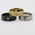Hot punisher skull men stainless steel ring manufacturers. 