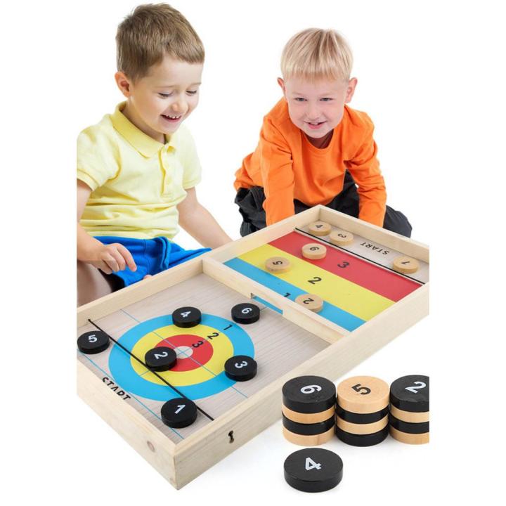 Table Desktop Battle 2 in 1 Ice Hockey Game, Funny Classic Battle Board Games
