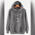 Hoodie for men and women printed stylish AND FABRIC FLEECE STUFF. 