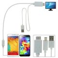Mchoice 3M Micro USB MHL to HDMI HDTV Cable Adapter for Android Smart Phone 5/11Pin white. 