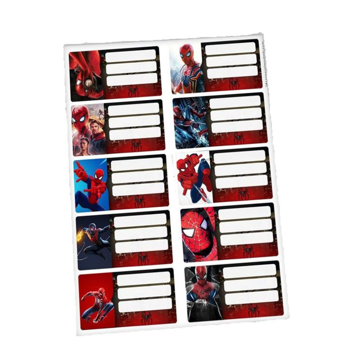 Marvel%20Spiderman%20sticker%20Sheet%20for%20copies%20and%20books%20Uncut%20-%20Image%202