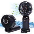 Mini Fan Rechargeable / Hand Fan Handheld Desktop USB Fan Electric Portable Mini Desk Fan for Kids - Rechargeable USB Battery - Handheld Fan with Adjustable Speed. 