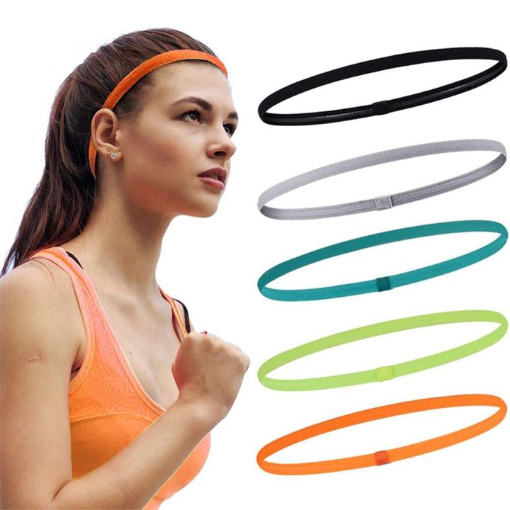 Wicking Wicking Sweatband Casual Football Women Men Running Sports Head Band Softball Elastic Headbands Yoga Hairband Anti-slip Elastic Bands Sport Hairband Sweatband
