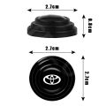 8PCS/Set Toyota Car Door Shock Absorber Cushion Gasket Anti-collision Buffer Modified Sticker Vios Rush Wigo Innova Hilux Fortuner HiAce Raize Avanza Altis Corolla Agya. 
