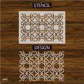 Symmetrical Geometry pattern Stencil Painting Scrapbook Coloring Embossing Album Decor Template. ID #633. 