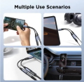 GAMING ADOPTER C TYPE CONNECTOR TWO IN ONE C TYPE PLUS 3.5mm 2 IN 1 HEADPHONE for All ANDROID CONVERTER. 