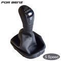 Car Gear Shift Knob For Mercedes Benz C Class W203 S203 High Quality 5 6Speed Stick Lever Knob Shifter Leather Gaitor Boot Cover-6 Avantage. 