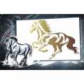 Running Horse  Reusable Stencil For wall Painting Art DIY Home Decor, Album Crafts and Canvas ID 431. 