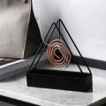 Iron Mosquito Coil Holder Triangular Shape Mosquito Repellent Incense Rack Anti-Scald Mosquito Coil Holder. 
