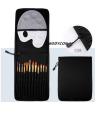 Modycon 12 pcs set Paint brushes set with Bags-canvases painter's palette set for drawing Paint Portable stationery. 