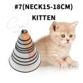 Elizabeth E Cat Cone Dog Collar Pet Head Cover Kolar Koler Leher Kucing. 