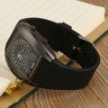 Men led aviation pilot speedometer sports car Meter dial digital wrist watch. 
