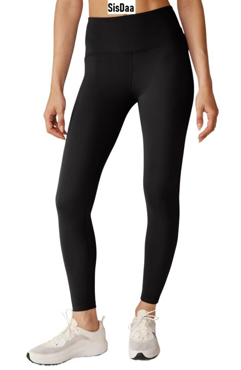 SisDaa: Tights for girls full leggings for women - Stretchable High Rise Gym trouser for Ladies - Black comfortable Lycra tights for Sports and Best fit for Yoga - Export Quality