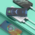 X09 10000 MAh Wireless PD Fast Charging 2.1A 4 Output Power Bank. 