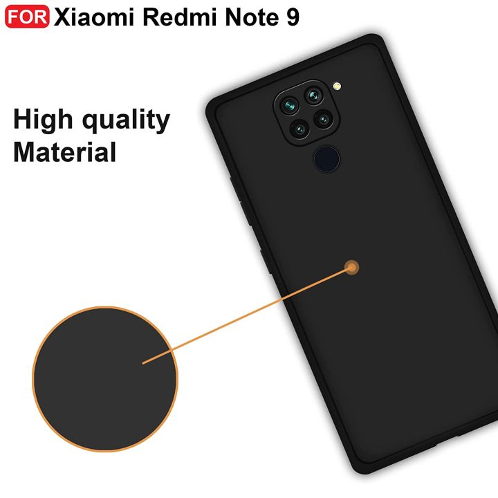 Xiaomi%20Redmi%20Note%209,%20Xiaomi%20Redmi%2010X%204G%20Soft%20TPU%20Black%20Back%20Cover,%20Shock-Absorbing,%20Fingerprint-Resistant,%20Lightweight,%20Durable%20Protection%20-%20Image%204