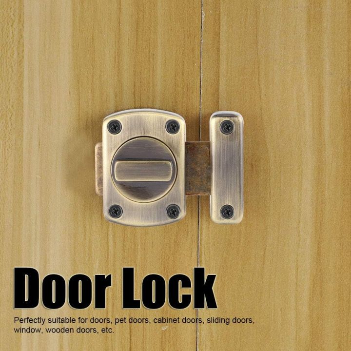 Universal Door Latch Gate Security Pull Door And Sliding Door Lock Left and Right Latches Bolts Zinc Alloy with Screws Pull Cabinet Latch