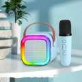 K12 Wireless Audio Microphone Bluetooth Speaker Portable Stereo Speaker Bluetooth Speaker Karaoke Speaker with Mic. 