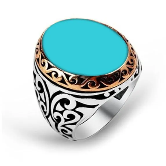 Men's%20Turkish%20Silver%20Fashion%20Accessory:%20Blue%20Feroza%20Stone%20Ring%20Timeless%20Beauty%20For%20men,%20for%20husband,%20for%20boyfriend,%20for%20brother,%20for%20Father,%20for%20boys%20-%20Image%202