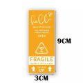 50Pcs Thank You For Purchase Stickers Fragile Handle With Care Labels for Commodity Express Warning Labels Package Sticker. 