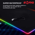 Energy - ENRG RGB Gaming Mousepad XL Size (800×300×4mm) Soft Cloth Non-Slip Rubber Base With 14 Spectrum Mode For Pro Gamers PC Laptop Setup. 