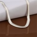 【happy one】16-24inch shipping Popular N193 Beautiful fashion Elegant silver colorSNAKE Necklace TOP quality Gorgeous. 