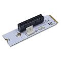 NGFF M.2 to PCI-E 4X Riser Card M2 Key M to PCIe X4 Adapter. 