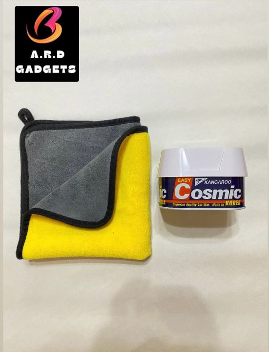 KANGAROO Original cosmic car/ Bikes wax polish with Microfibre Cloth Towel