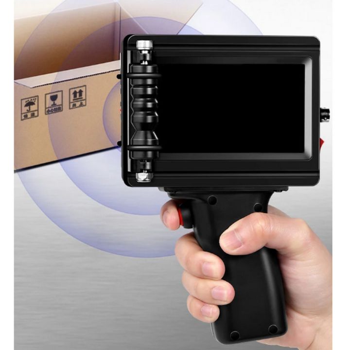 ZK-1681 Industrial Portable Handheld hand held print continue ink jet printer/manual number laser coding machine/handheld qr code inkjet printing machine