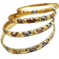 New Design Golden Metal Bangle Set for Women. 